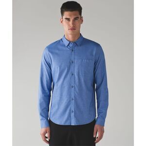 Mens Lululemon Button Down Long Sleeve
